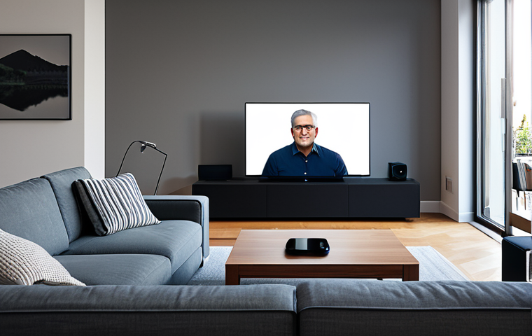 모바일 기기와 홈시어터 연결 - "A person connecting an Android TV Box to an older model TV, showcasing the upgrade from a standard ...